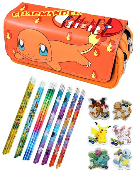 pokemon metal pencil box|pokemon pencil box.